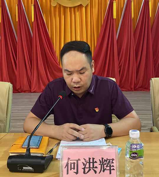 1.沙湖镇党委委员、“两新”组织党委书记何洪辉讲话.jpg