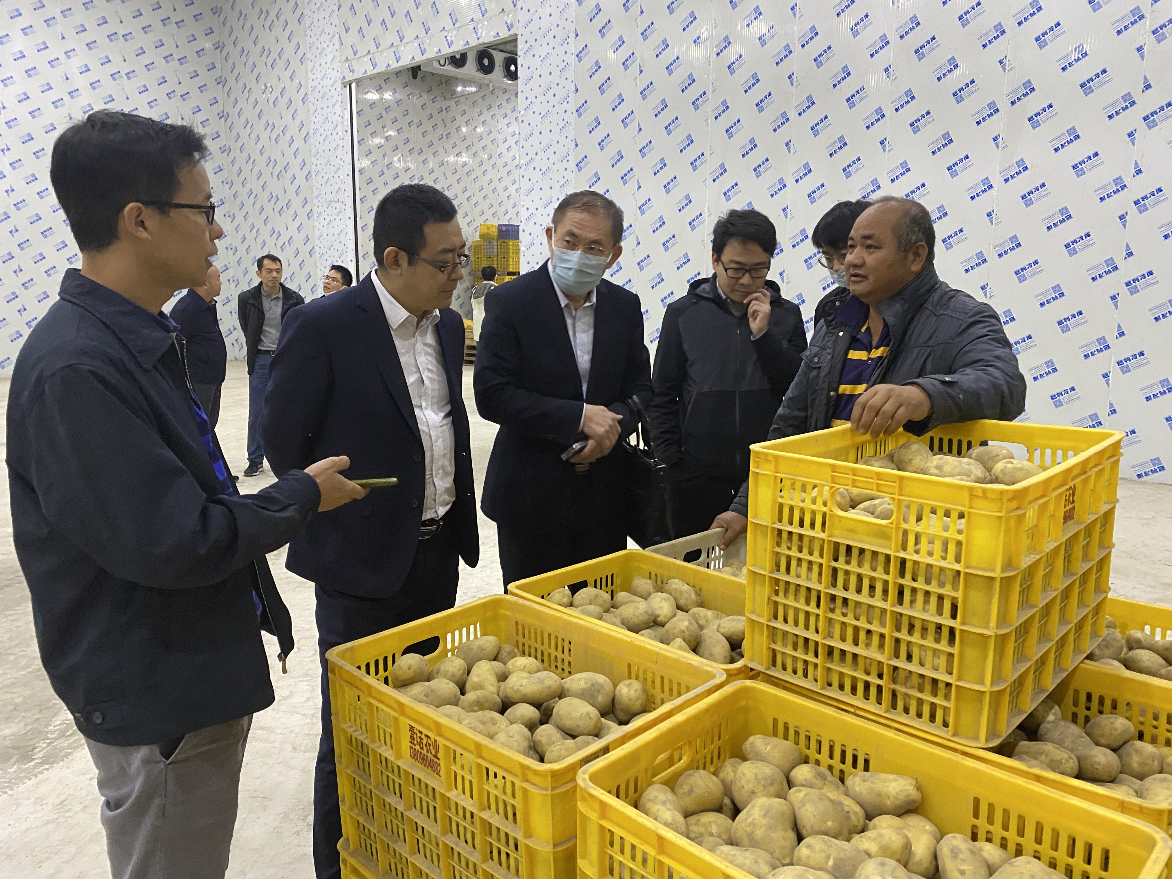 在马铃薯产业园实地调研.jpg