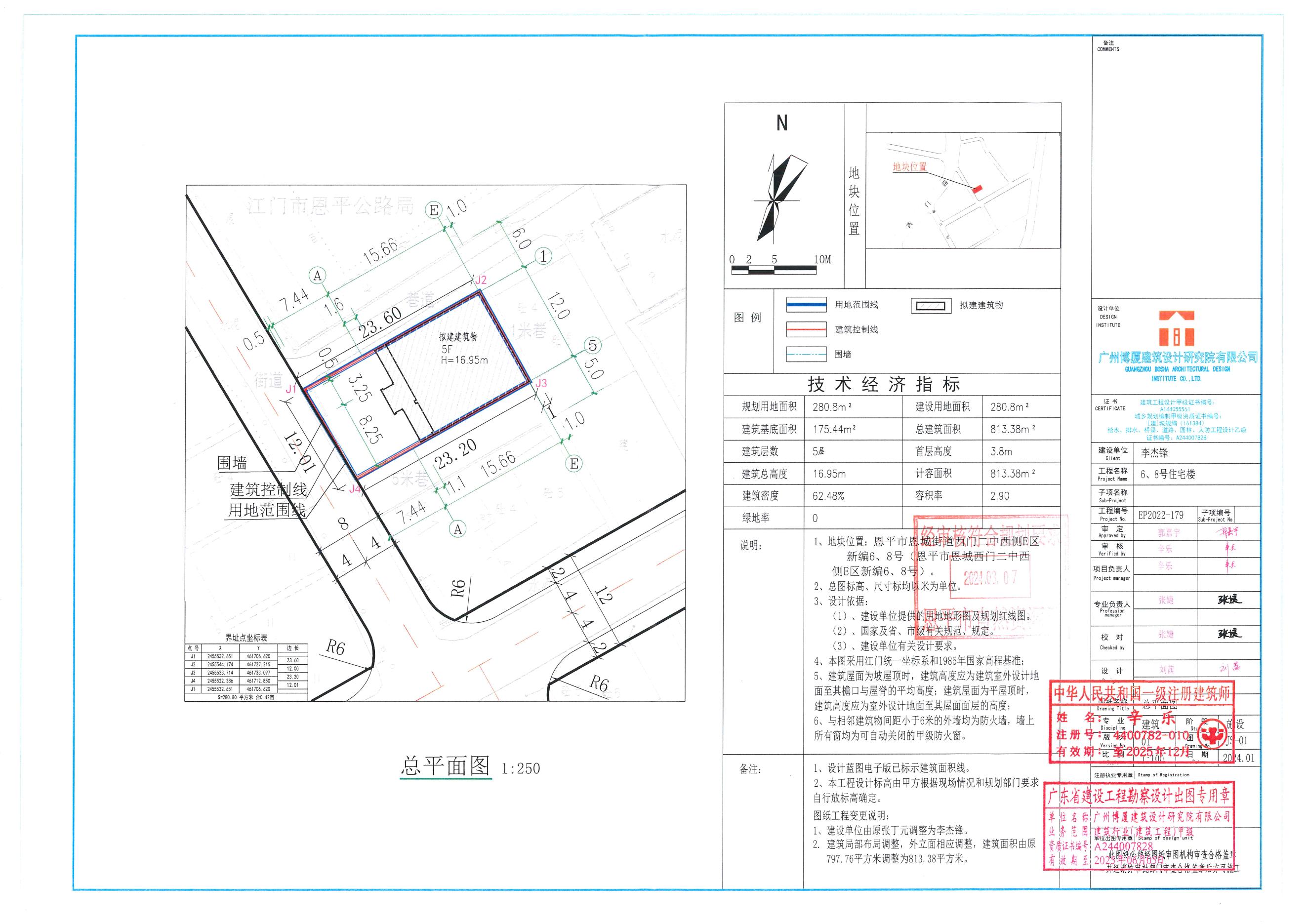 【批后公告】恩平市恩城街道西门二中西侧E区新编6、8号规划总平面图.jpg