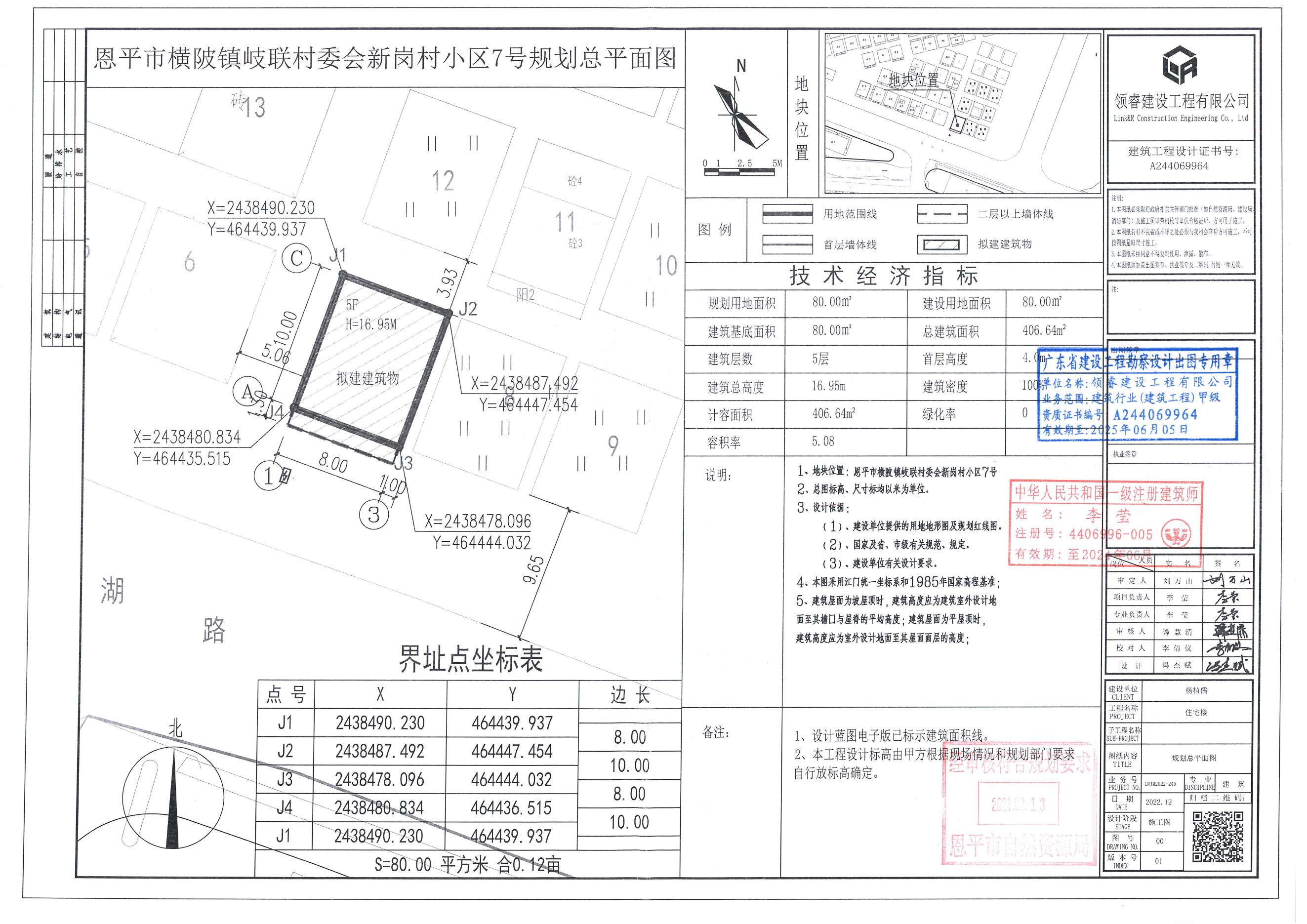 【批后公告】恩平市横陂镇岐联村委会新岗村小区7号规划设计总平面图.jpg