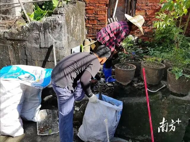 越来越多的群众从“观望”变为“动手”。  通讯员   供图