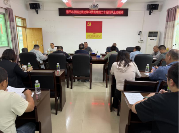 恩平市供销社传达学习贯彻党的二十届四中全会精神