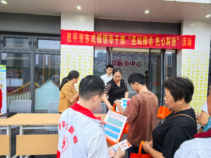 市信访局党员干部到东成镇开展信访工作宣传活动 